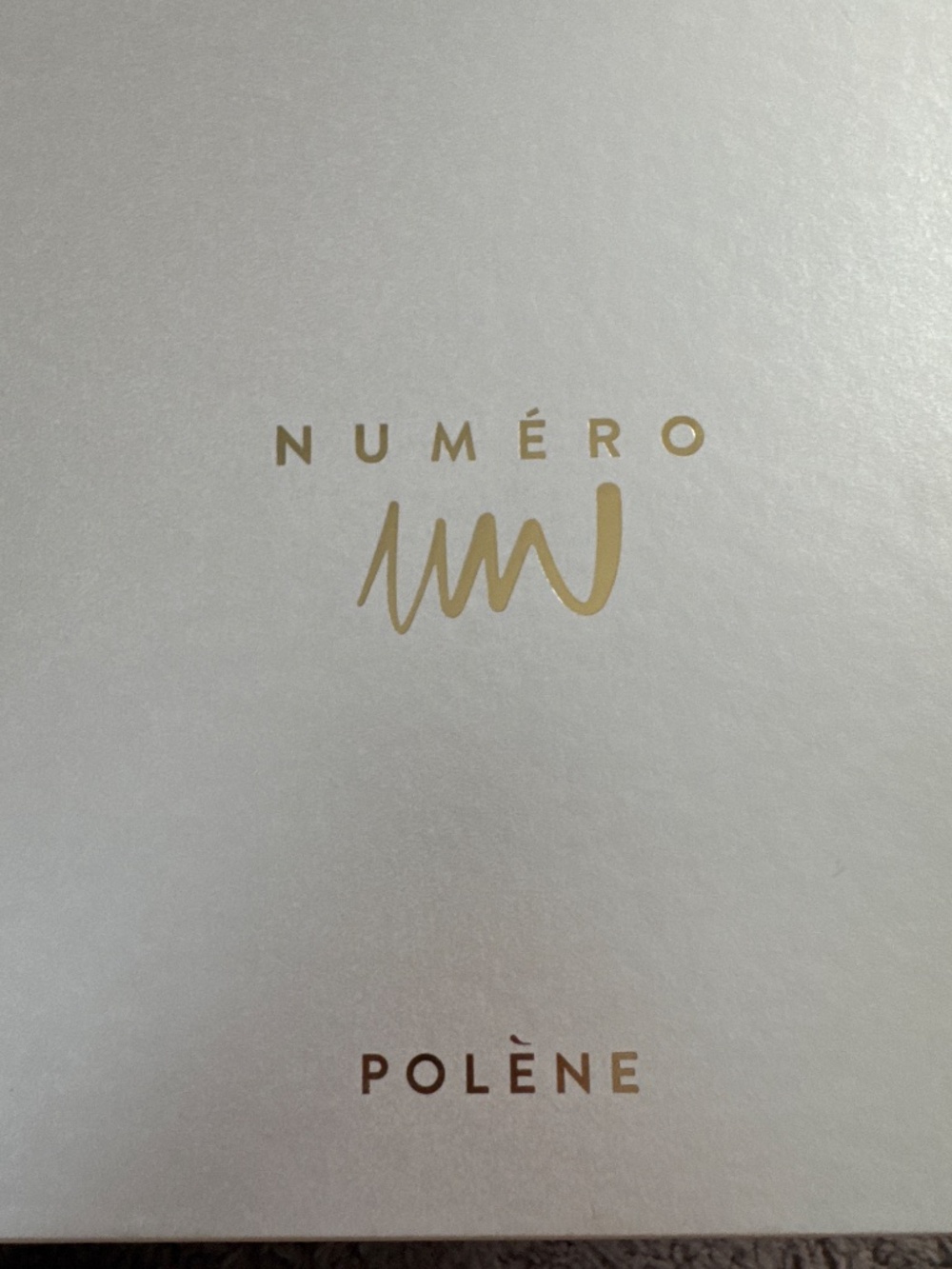 Polene numero one nano in textured midnight blue - Picture 8 of 9
